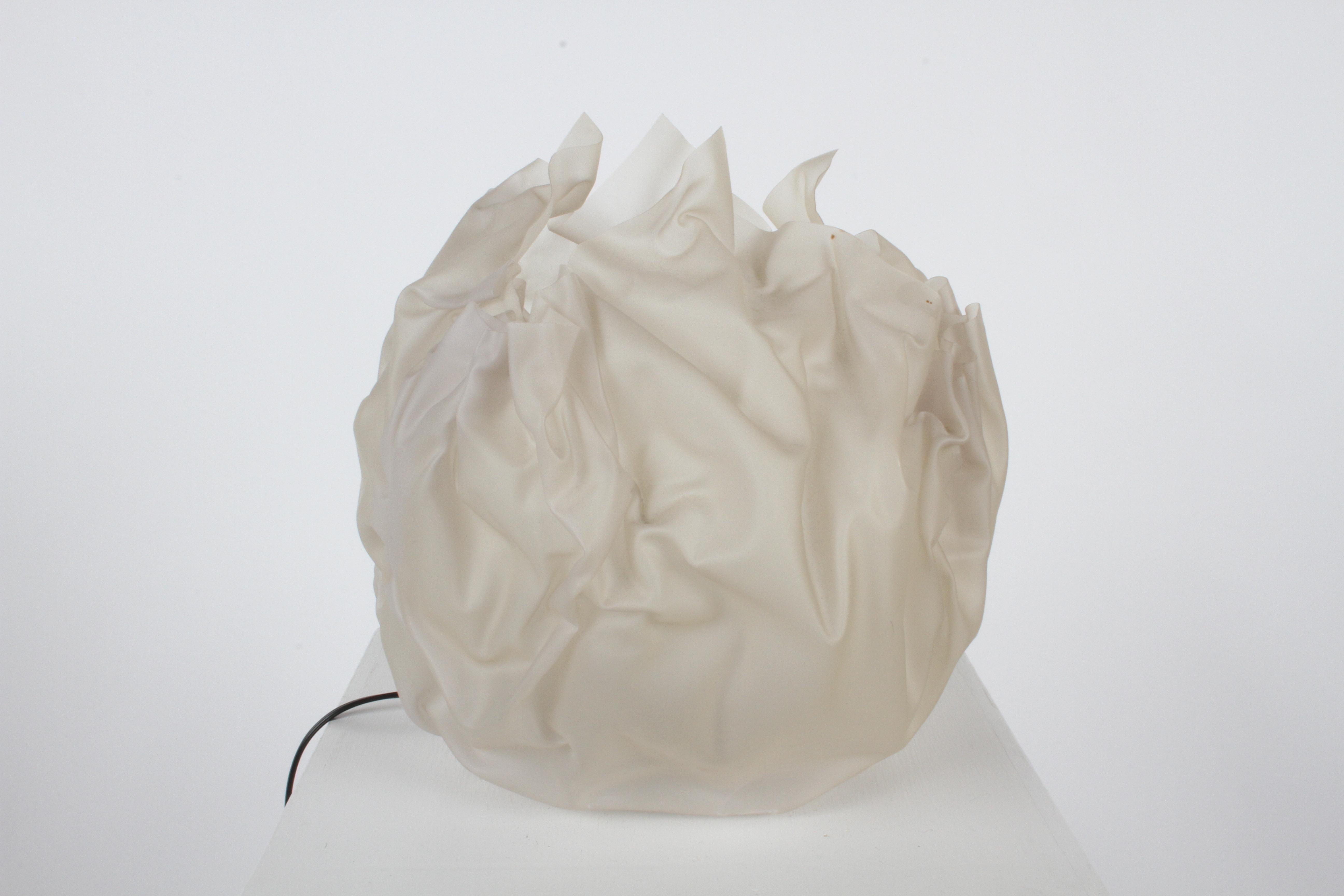 Lyn Godley & Lloyd Schwan, Hand Formed Clear PVC Crinkle Lamp, MOMA Collection 2