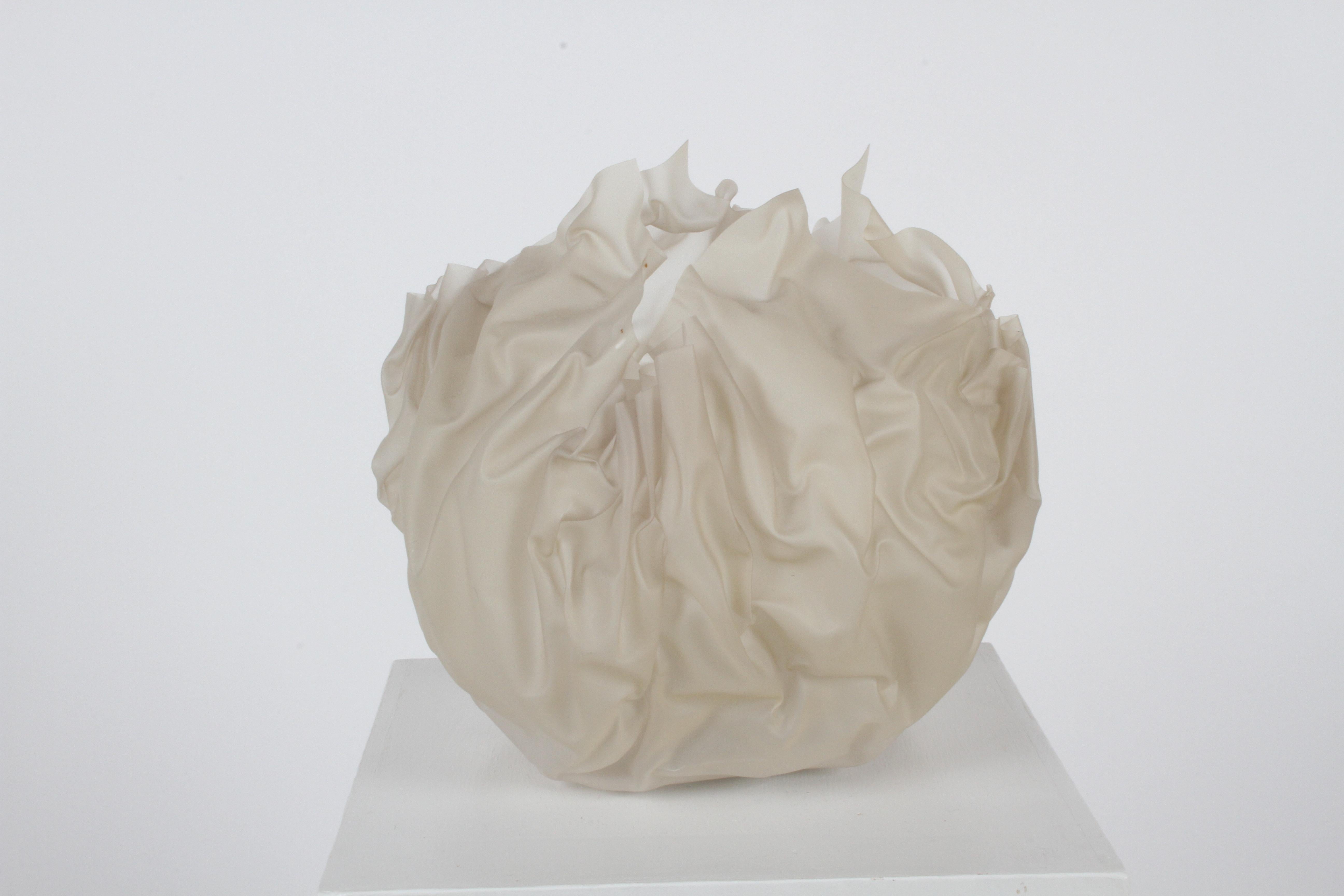 Lyn Godley & Lloyd Schwan, Hand Formed Clear PVC Crinkle Lamp, MOMA Collection 3