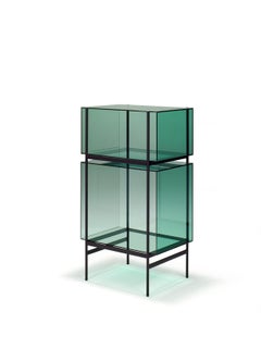Lyn Small Green Black Cabinet by Pulpo