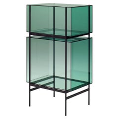 Lyn Small Green Black Cabinet by Pulpo