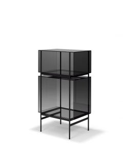 Lyn Small Grey Black Cabinet by Pulpo
