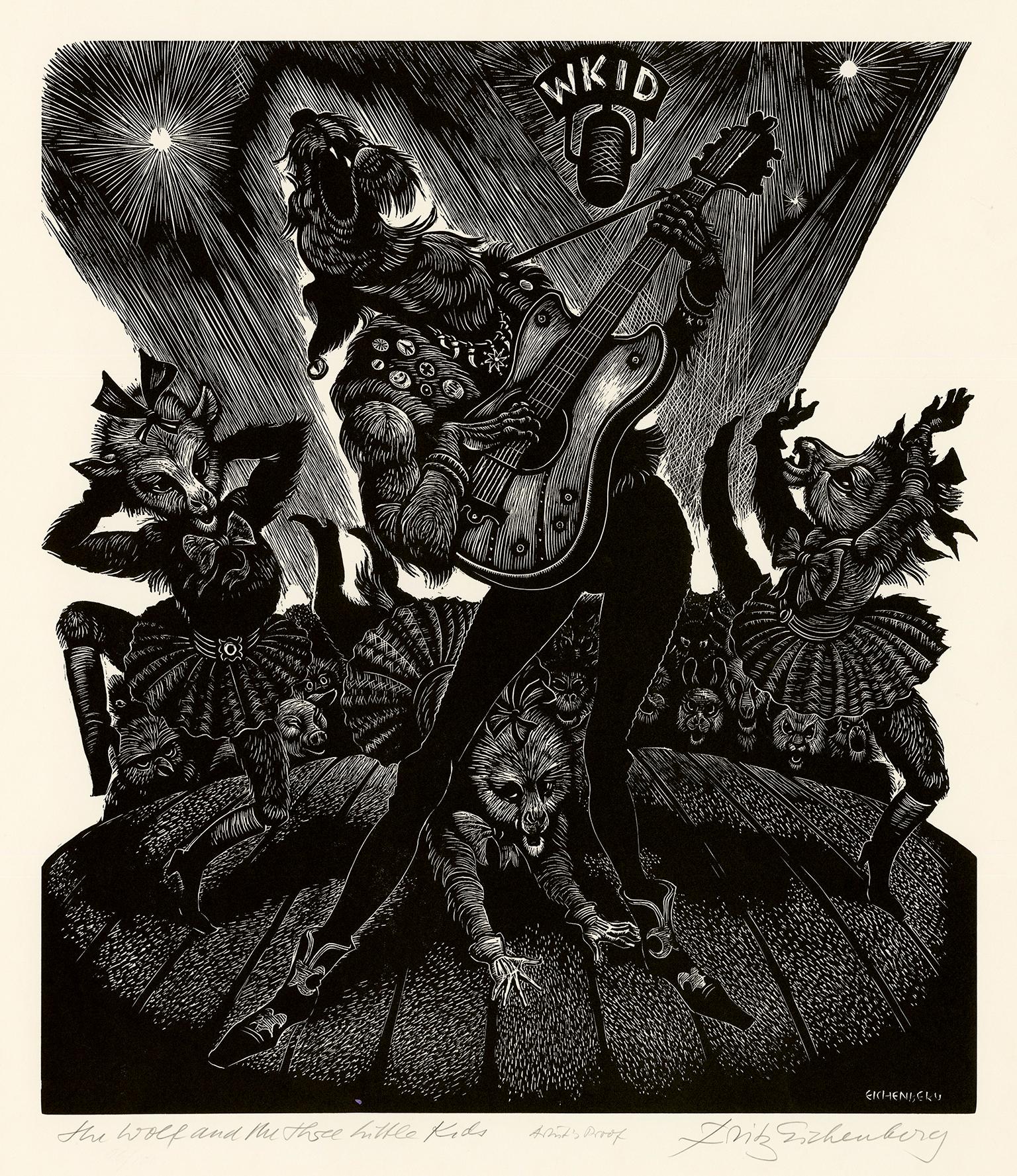 Three Lynd Ward Mezzotints with Five Additional Fine Prints (8 works) 6