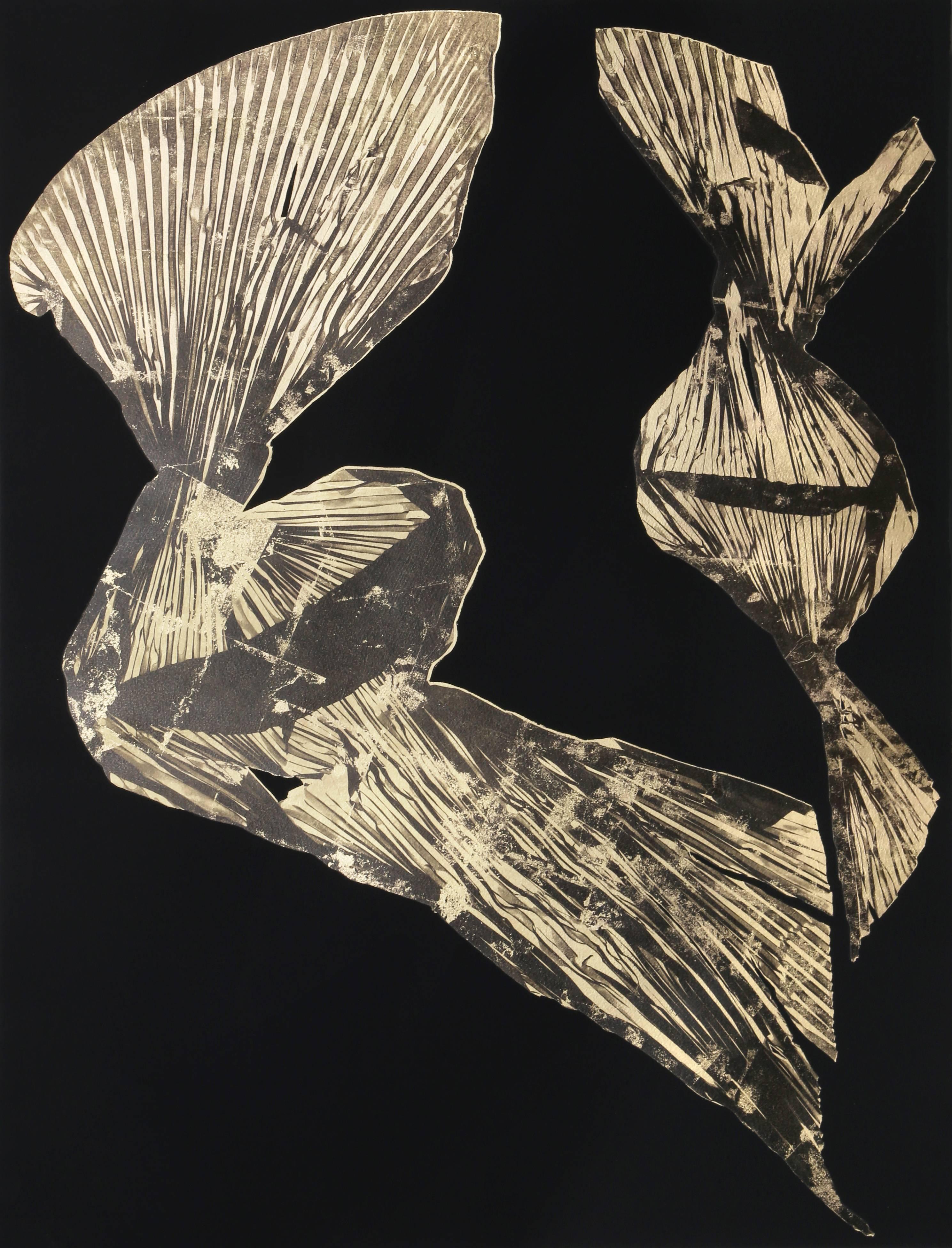 Lynda Benglis Abstract Print - Dual Nature - Black
