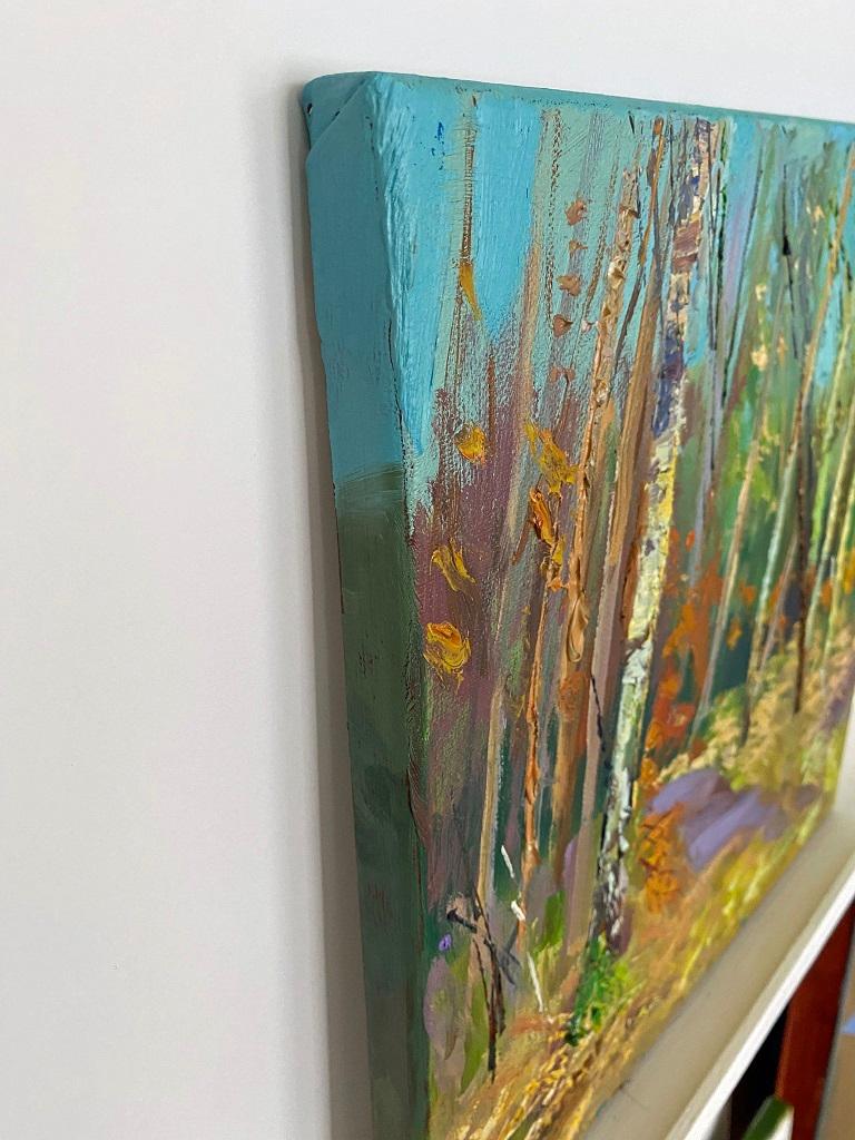 Lynda Minter, Trees on the Common, Original-Landschaftsgemälde, Erschwingliche Kunst im Angebot 5
