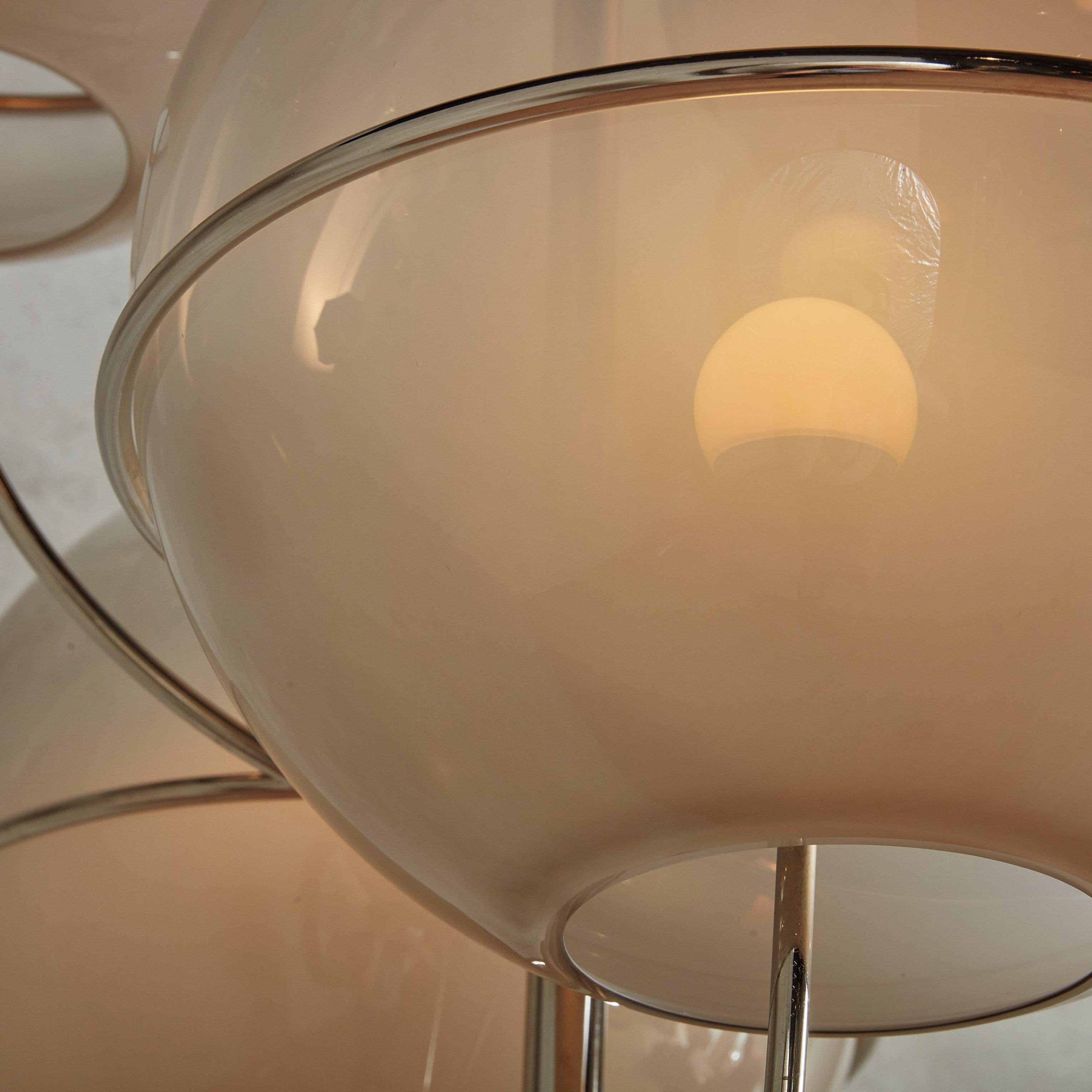 Lampadario 'Lyndon' di Vico Magistretti per Oluce, Italia 1977 in vendita 4