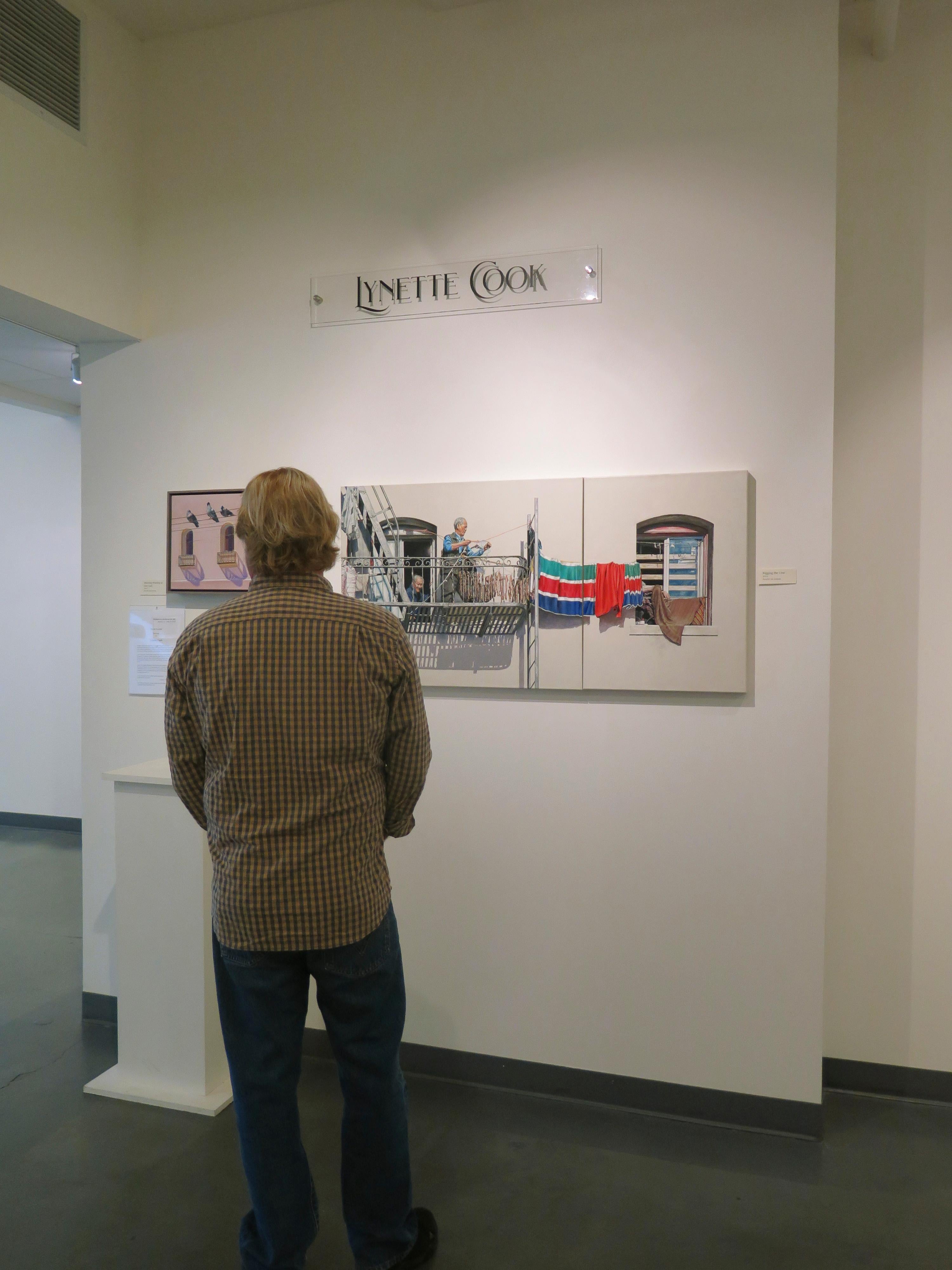 Rigging the Line / realismo figurativo Chinatown pittura iperreale 6