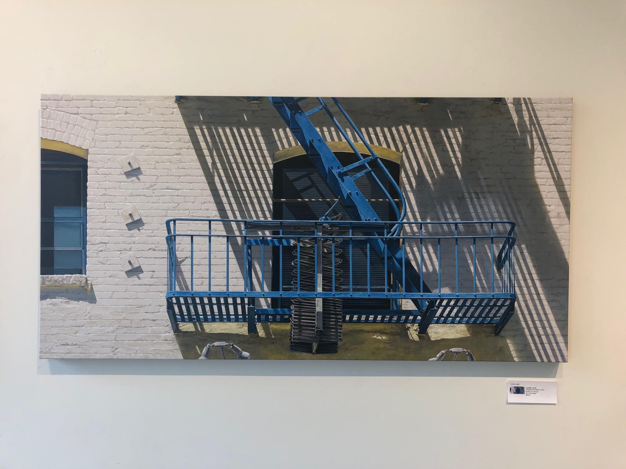 Singing the Blues / original painting, hyperrealism 1