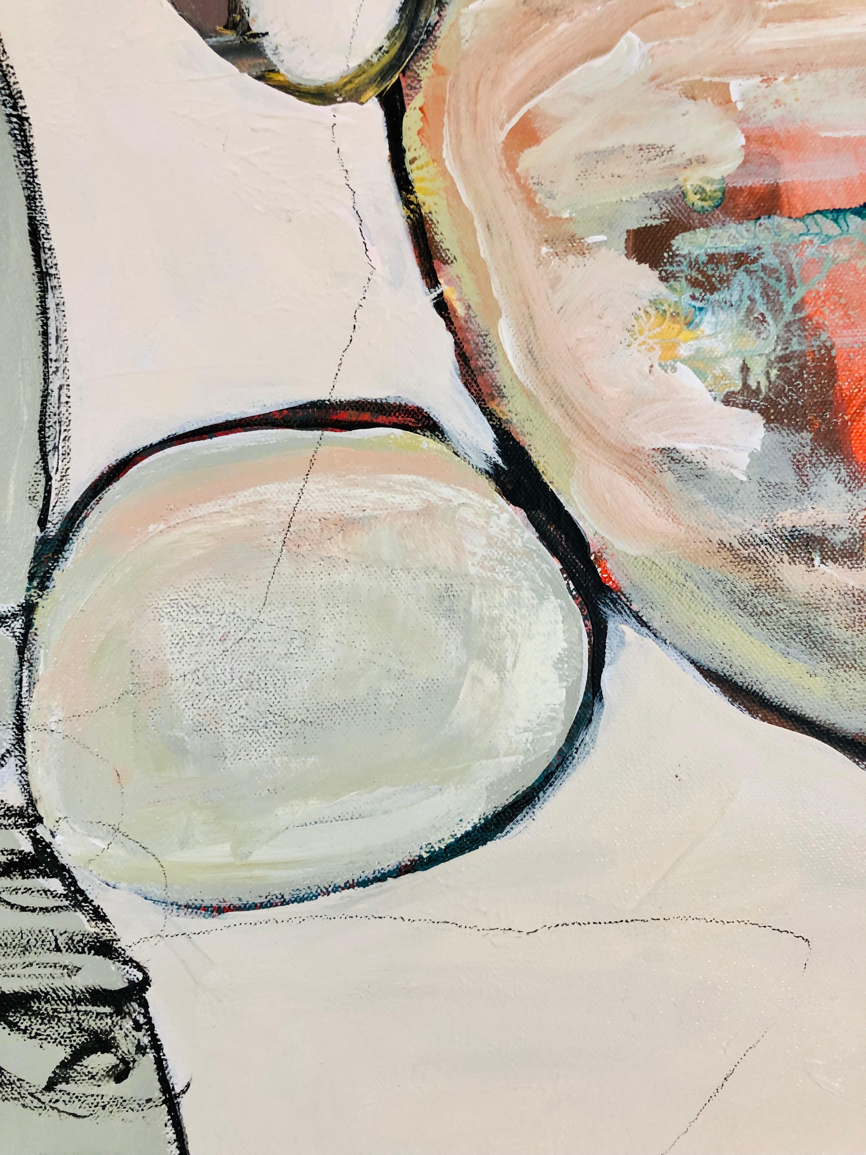 Love Lost, Original, abstraktes Acrylgemälde auf Leinwand 2
