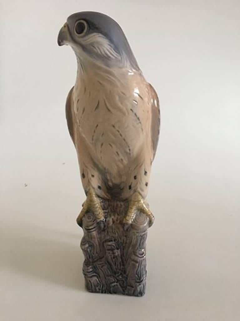 Art Nouveau Lyngby Figurine Falcon #81 For Sale