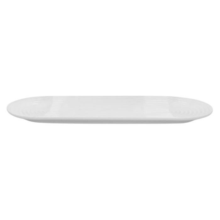 Lyngby Porcelæn Tura Serving Dish by Philip Bro Ludvigsen, White