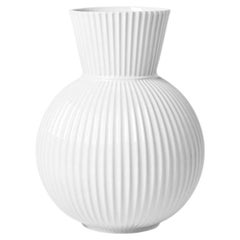 Lyngby Porcelæn 'Tura' Vase, 13.4 in H
