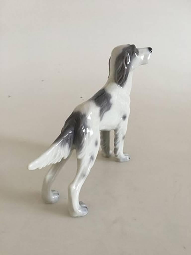 Lyngby porcelain figurine English setter #89. Measures: 15cm x 20cm and is in perfect condition.