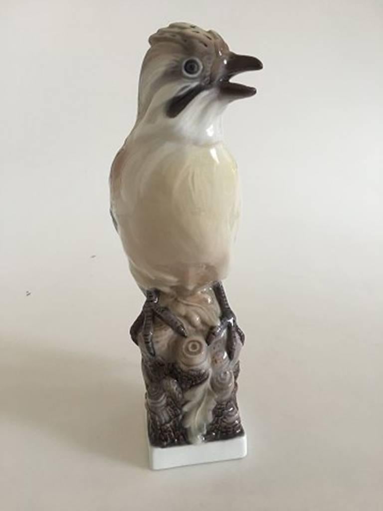 Lyngby porcelain Figurine Eurasian Jay #83. Measures 29cm and is in perfect condition.