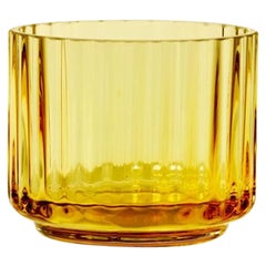 Lyngby Tealight Holder Amber
