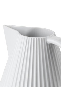 Lyngby Tura Jug Vase White, 135.3 Oz