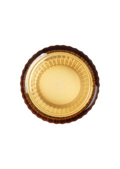 Lyngby Vase Amber Mouth Blown Glass