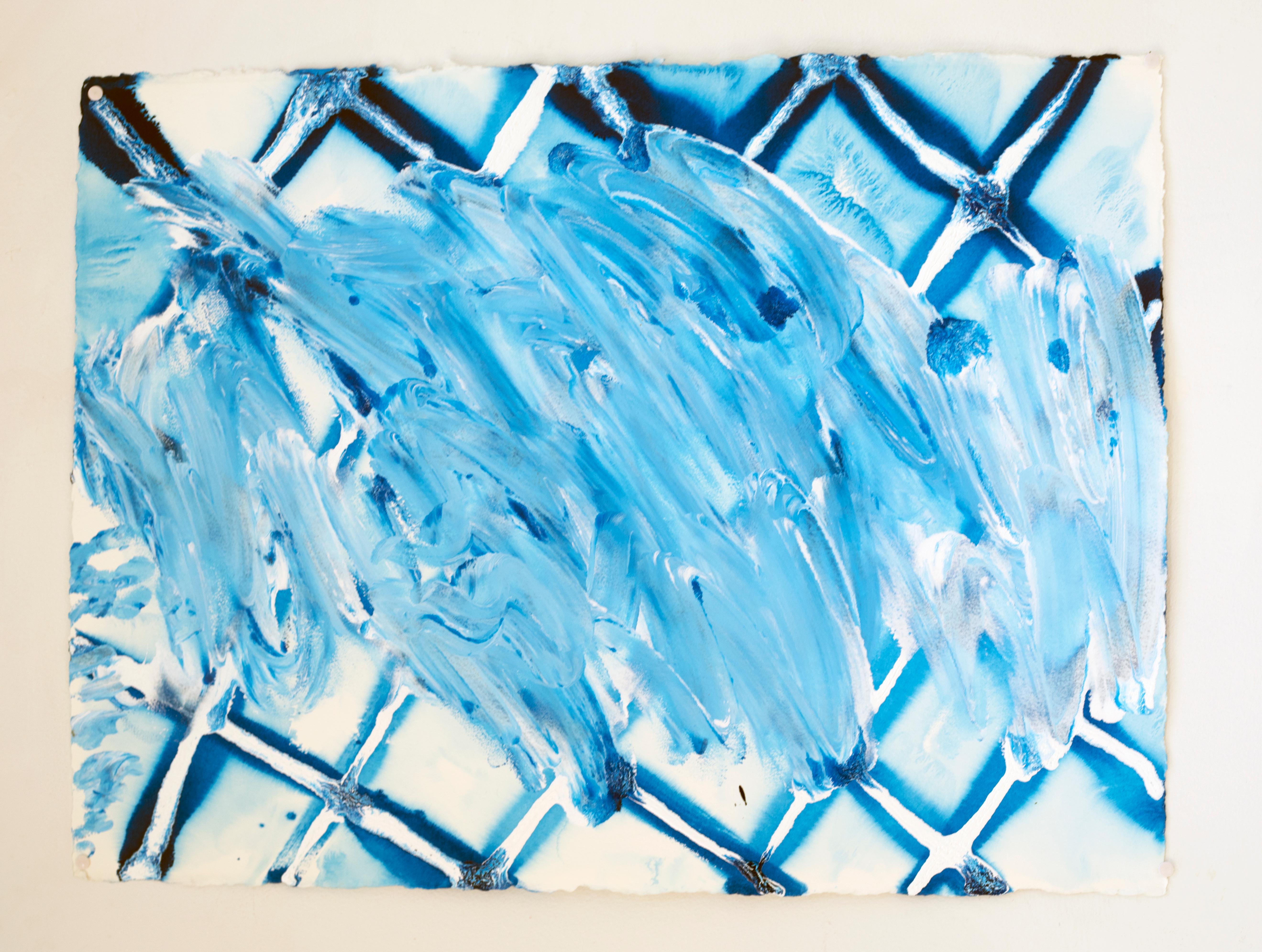 Blue #33 - Painting by Lynn Basa