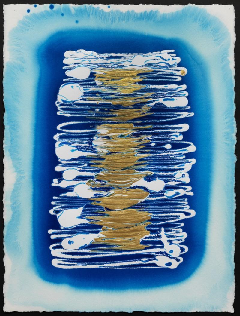 Blue #34 - Painting by Lynn Basa