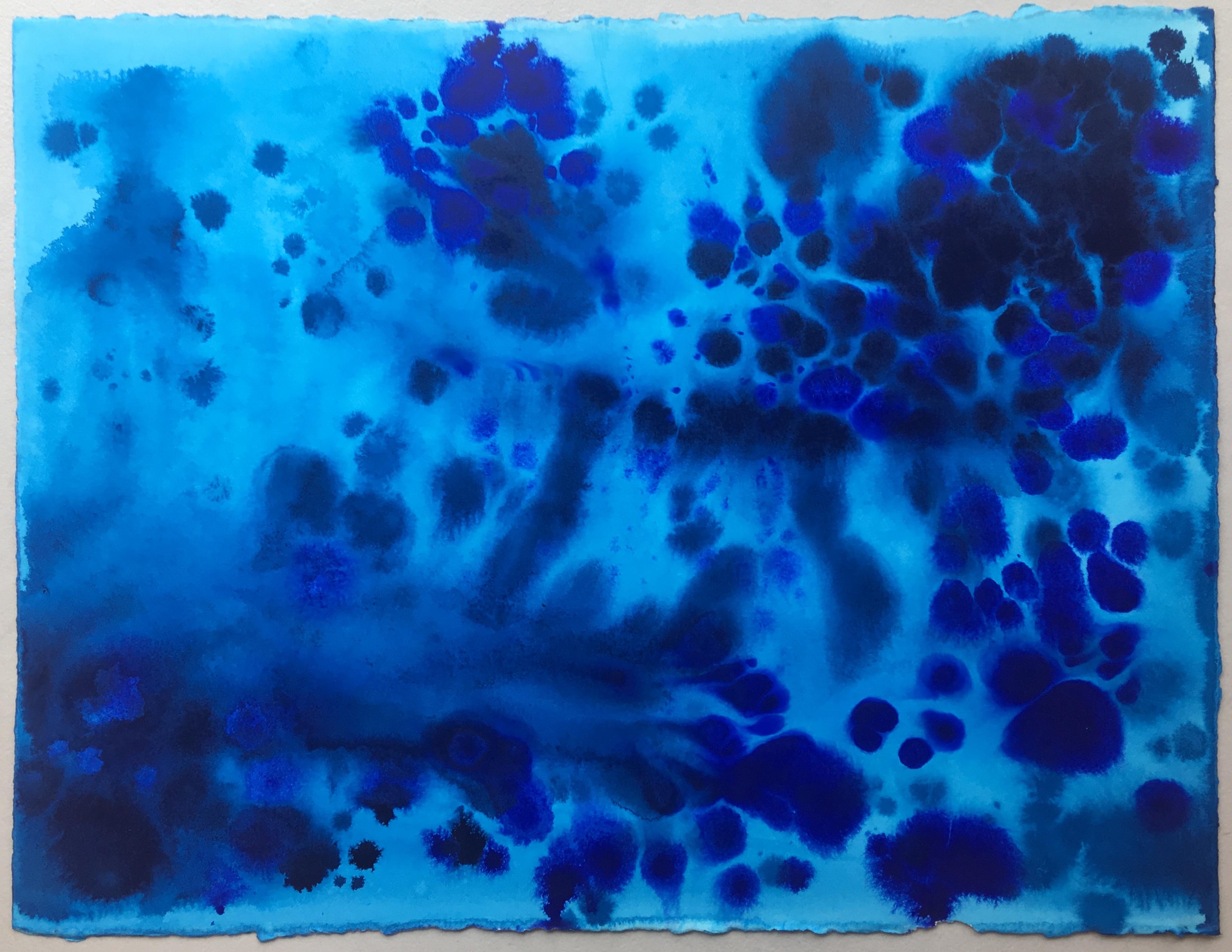 Blue #41 - Painting by Lynn Basa