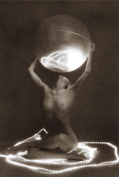 "Fireball II" Figurative Nude, Silver Gelatin Photographic Print
