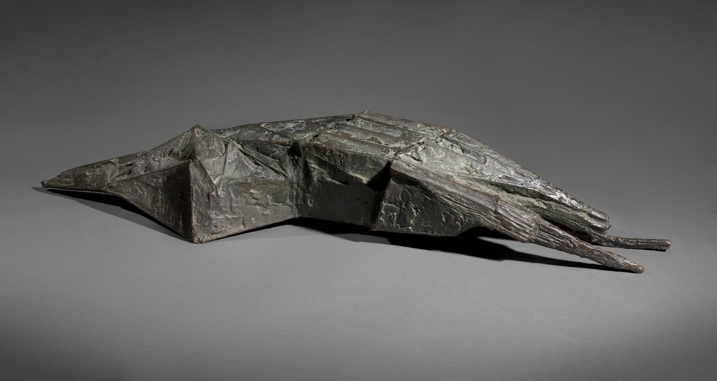 Lying Beast - 20th Century, Bronze, Sculpture by Lynn Chadwick