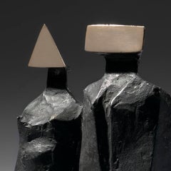 Sitting Couple in Robes II