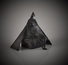 'Sitting Woman II' Original Bronze Figurative Sculpture by Lynn Chadwick