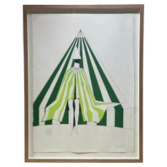 Lynn Chadwick Signed Print 'Seated Figure' 1972