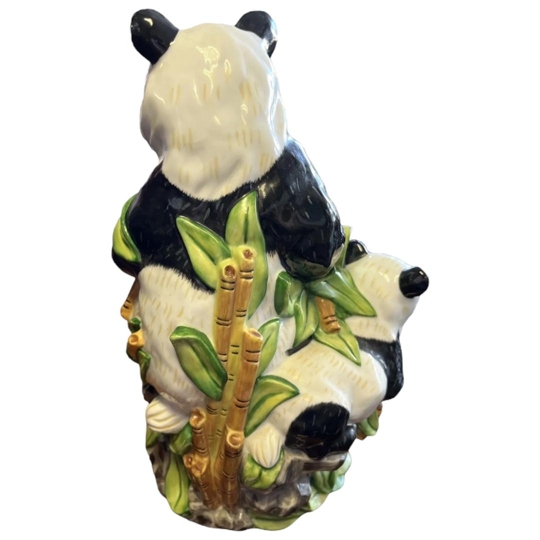 Lynn Chase 1999 Porcelain Panda & Cub Signed/Dated/Numbered For Sale 3