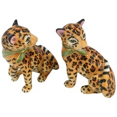 Lynn Chase Jaguar Jungle Salt and Pepper Shakers