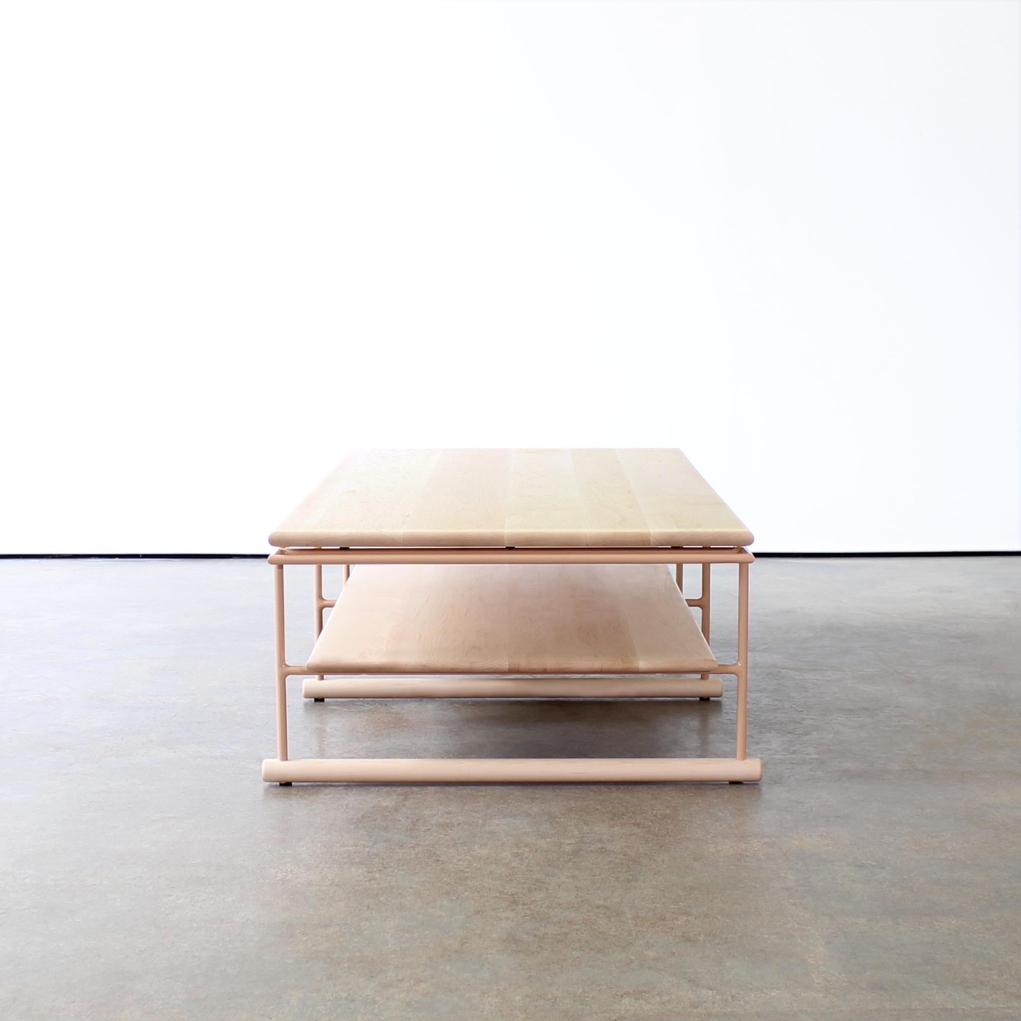 lynn solid wood coffee table