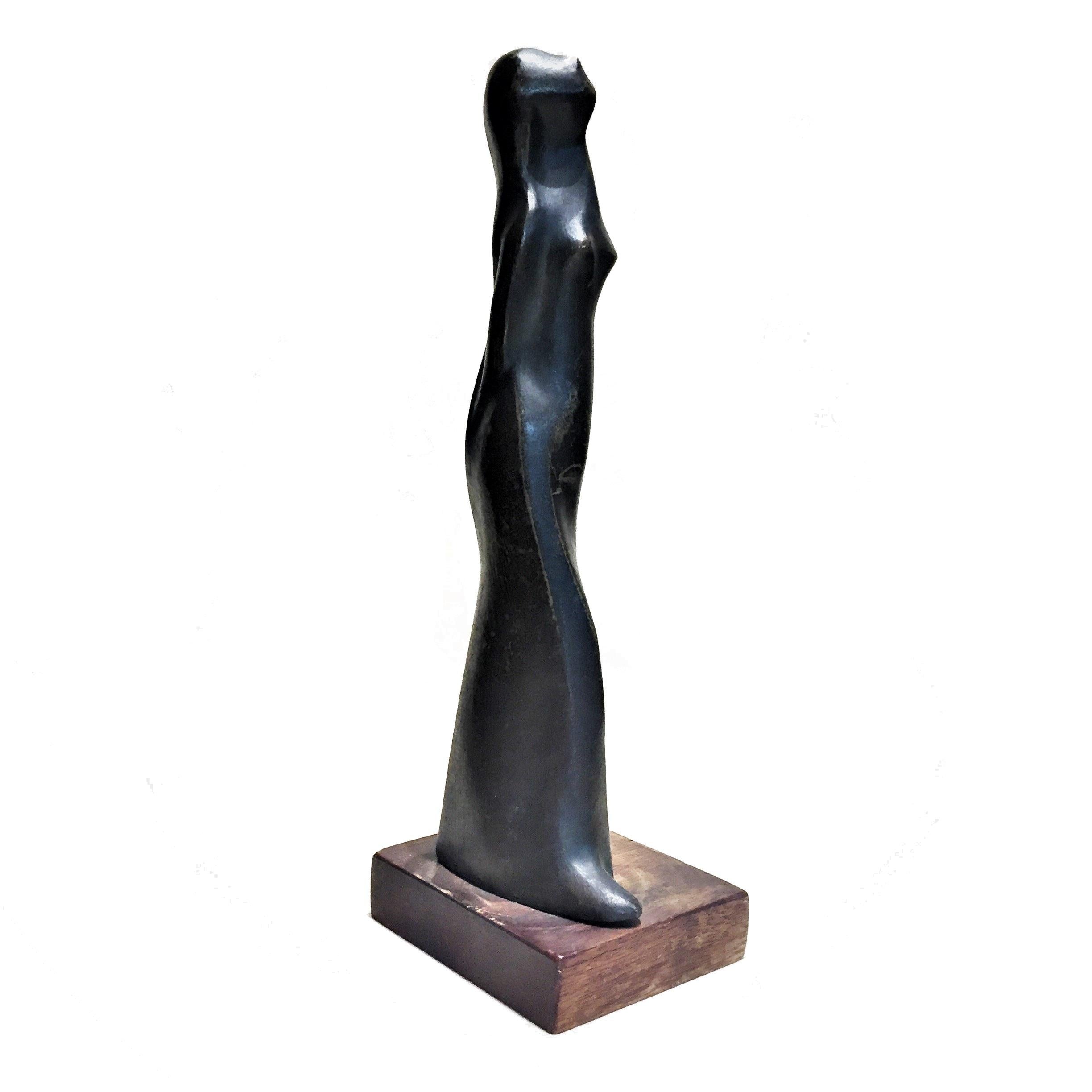 Lynn Davis, Couple, Patinated Bronze Mobile Sculptural Group, circa 1961 For Sale 2