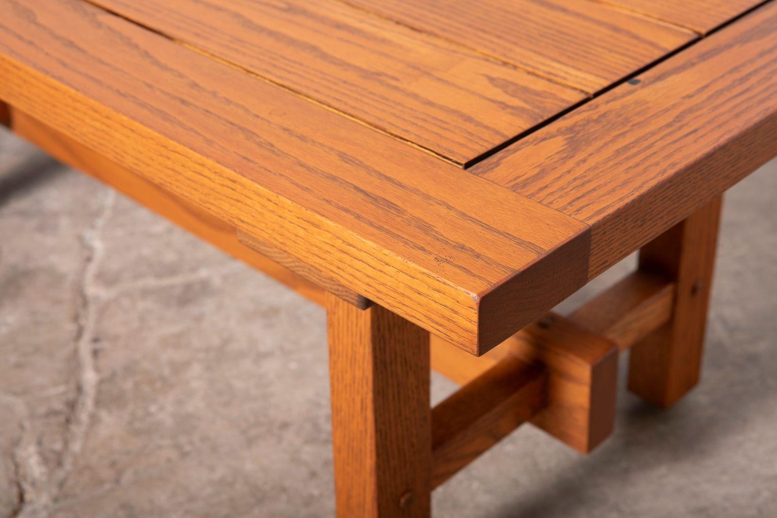 Late 20th Century Lynn Ford Architectural Bench From O'Neil Ford Building Texas Instruments Campus For Sale