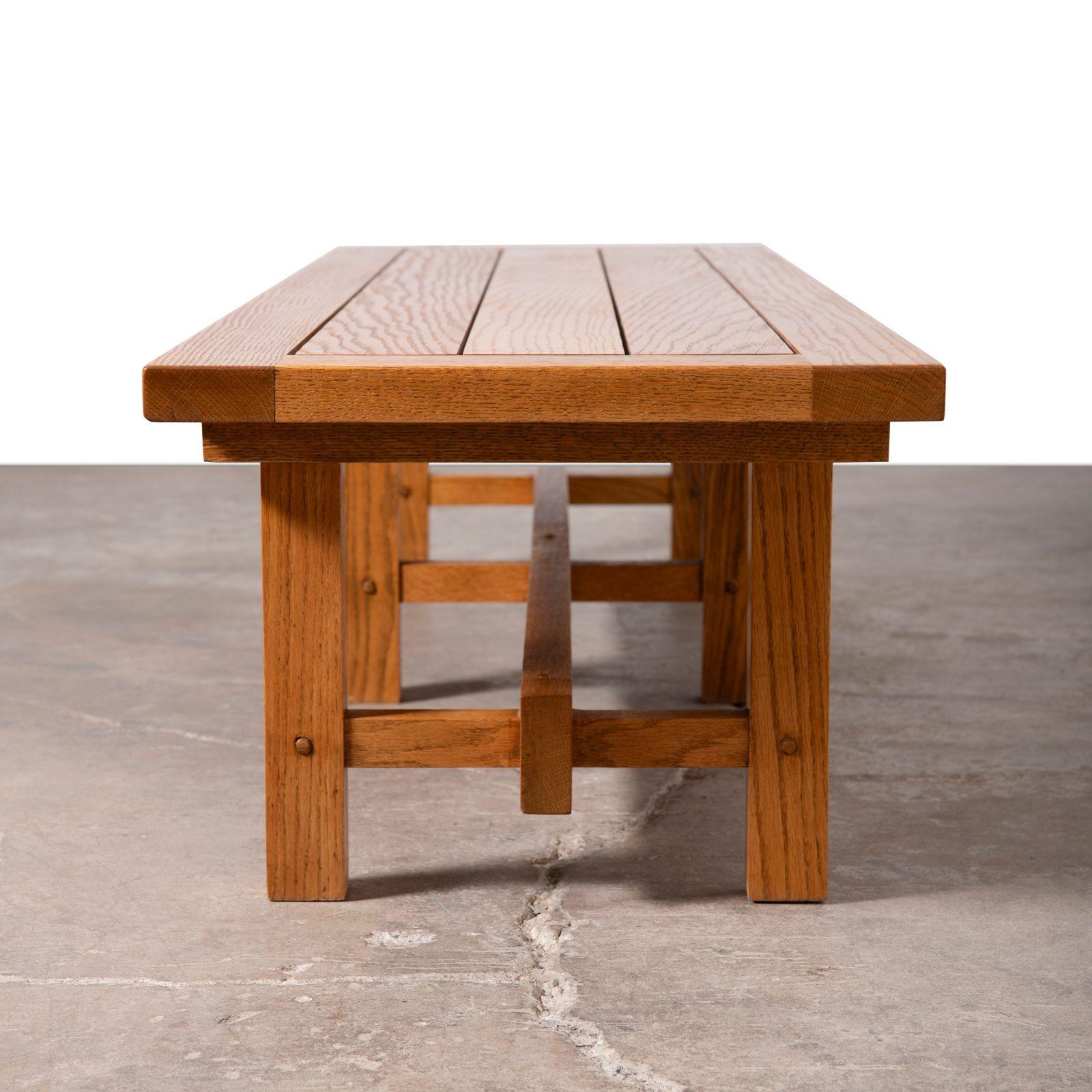 Lynn Ford Architectural Bench From O'Neil Ford Building Texas Instruments Campus For Sale 3