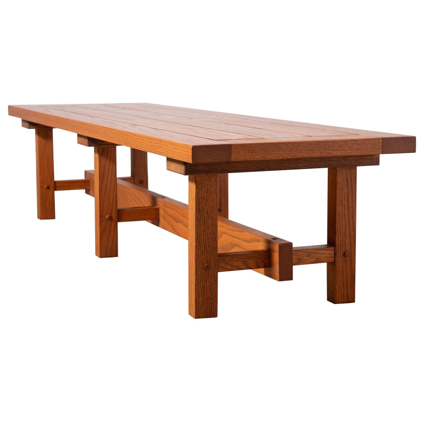 Lynn Ford Architectural Bench From O'Neil Ford Building Texas Instruments Campus For Sale