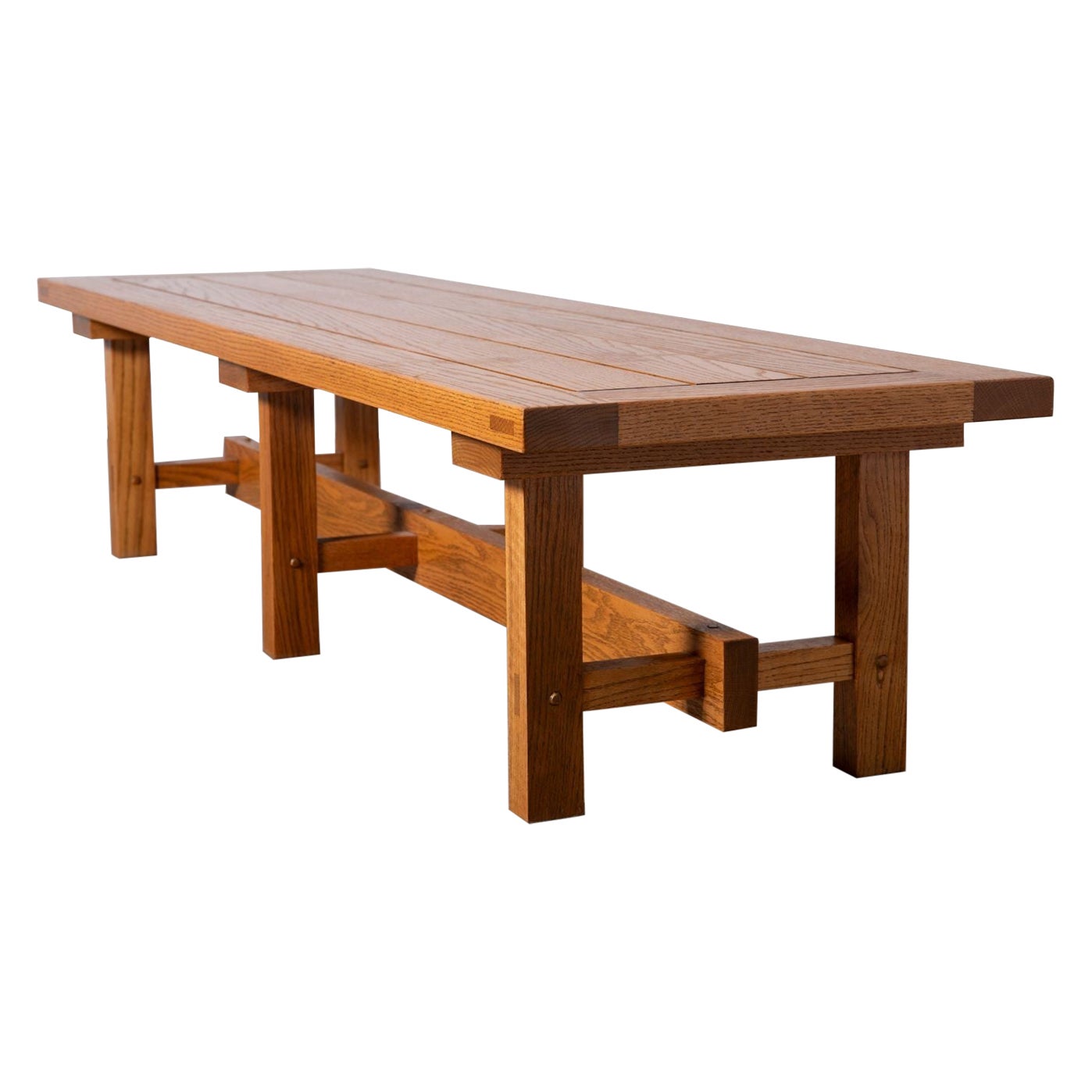 Lynn Ford Architectural Bench From O'Neil Ford Building Texas Instruments Campus