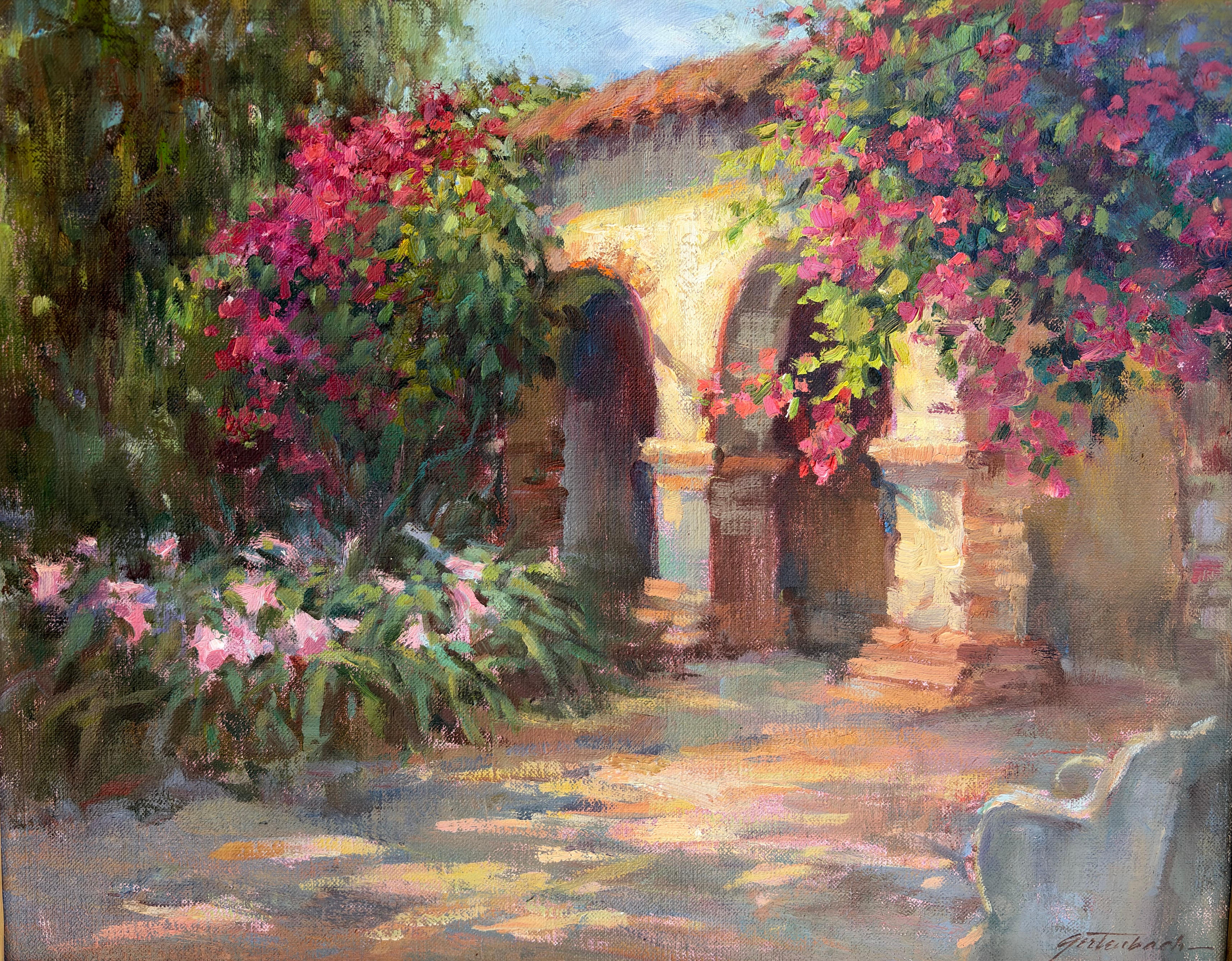 Afternoon Glow, zeitgenössisches Ölgemälde von Lynn Gertenbach.