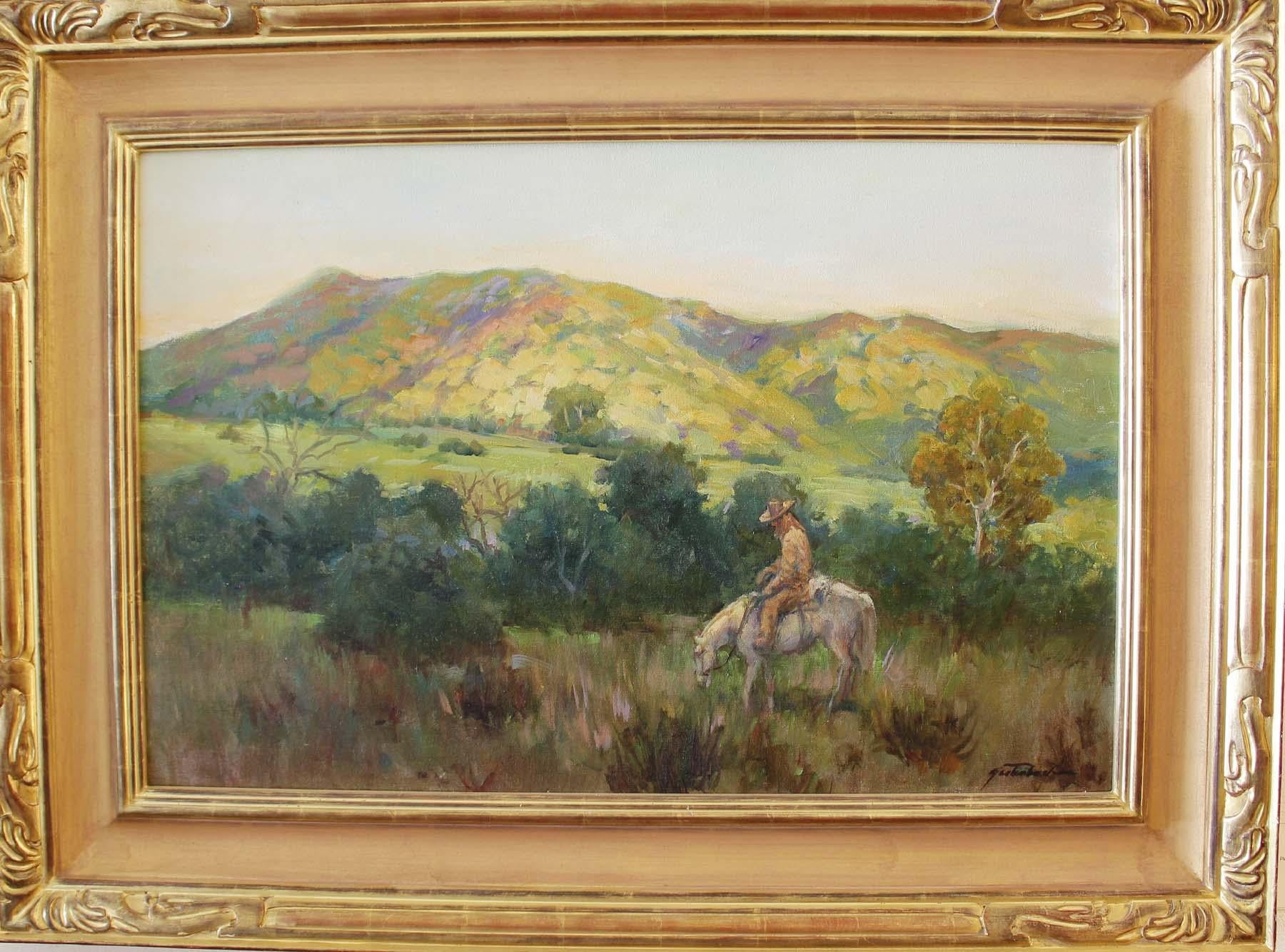 Lynn Gertenbach Landscape Painting - California Golden Hills