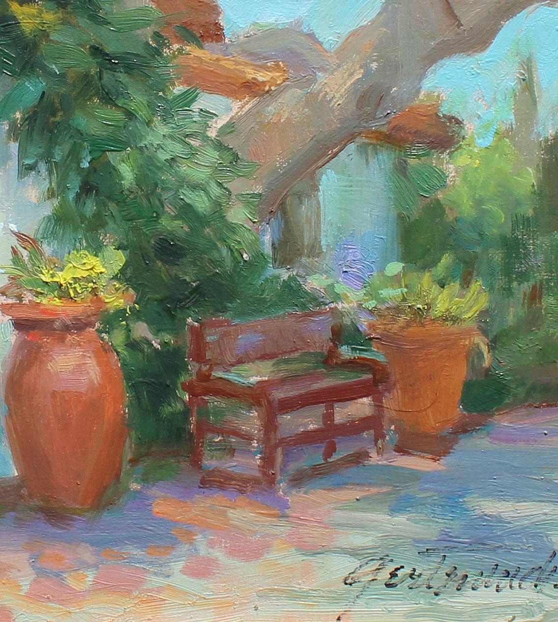 Casa Romantic - Impressionist Painting by Lynn Gertenbach