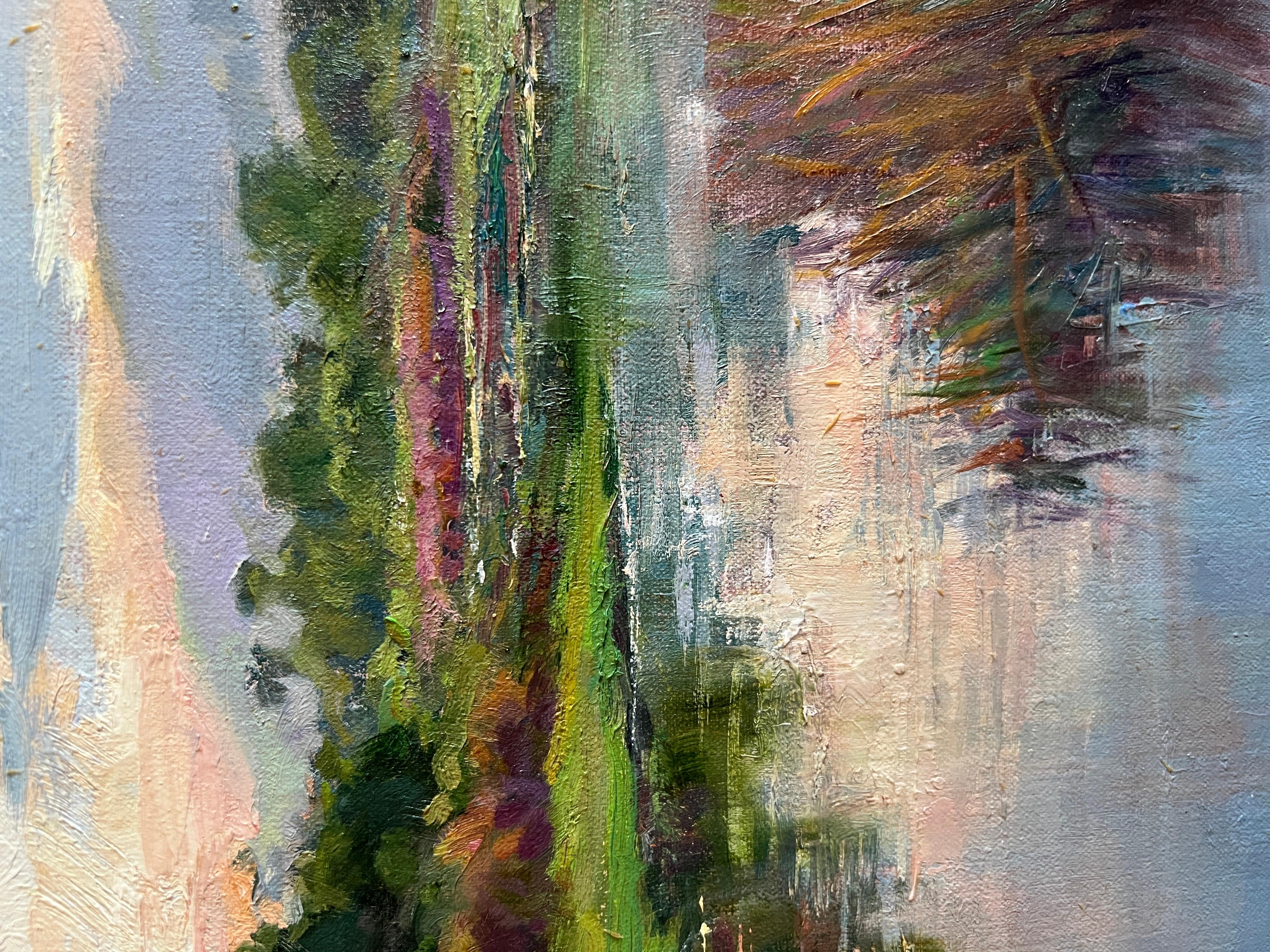 Impressionniste, Plein Air America, Last Light, Malibu Lagoons. en vente 1