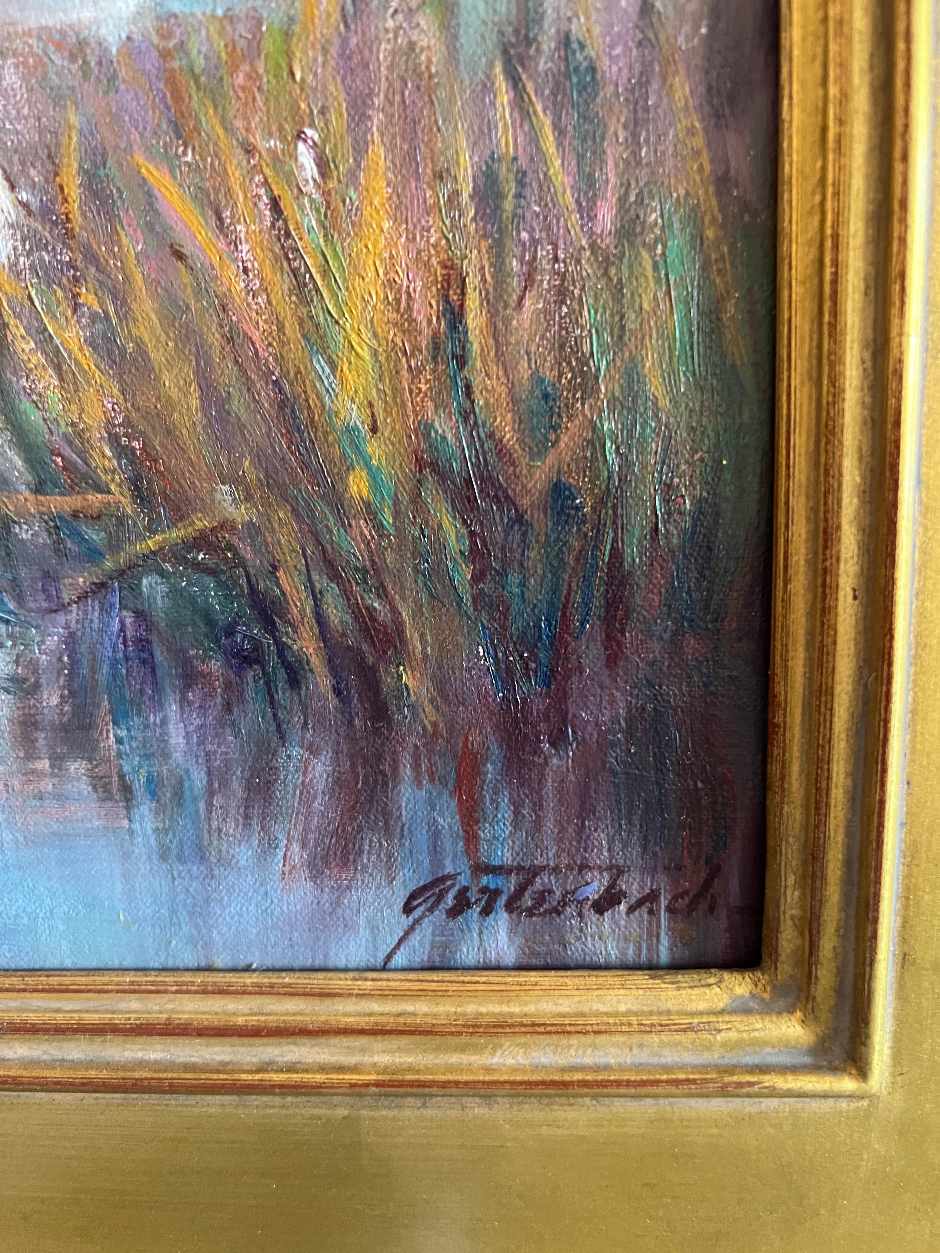 Impressionniste, Plein Air America, Last Light, Malibu Lagoons. en vente 3