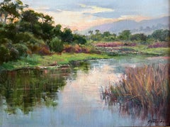Impressionniste, Plein Air America, Last Light, Malibu Lagoons.