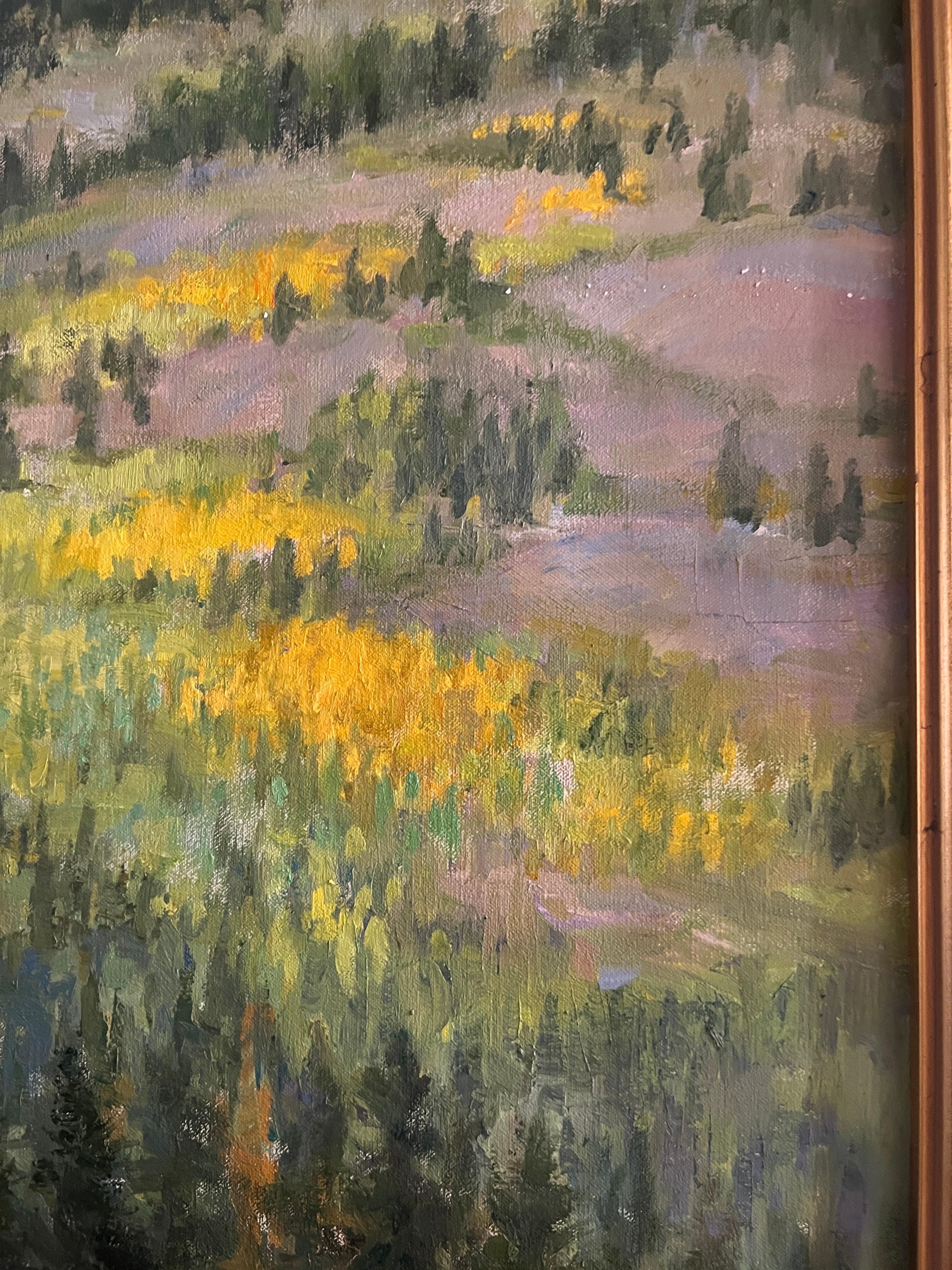 Impressions landscape,  Landscape Paintings, Going up to Silverton. For Sale 1