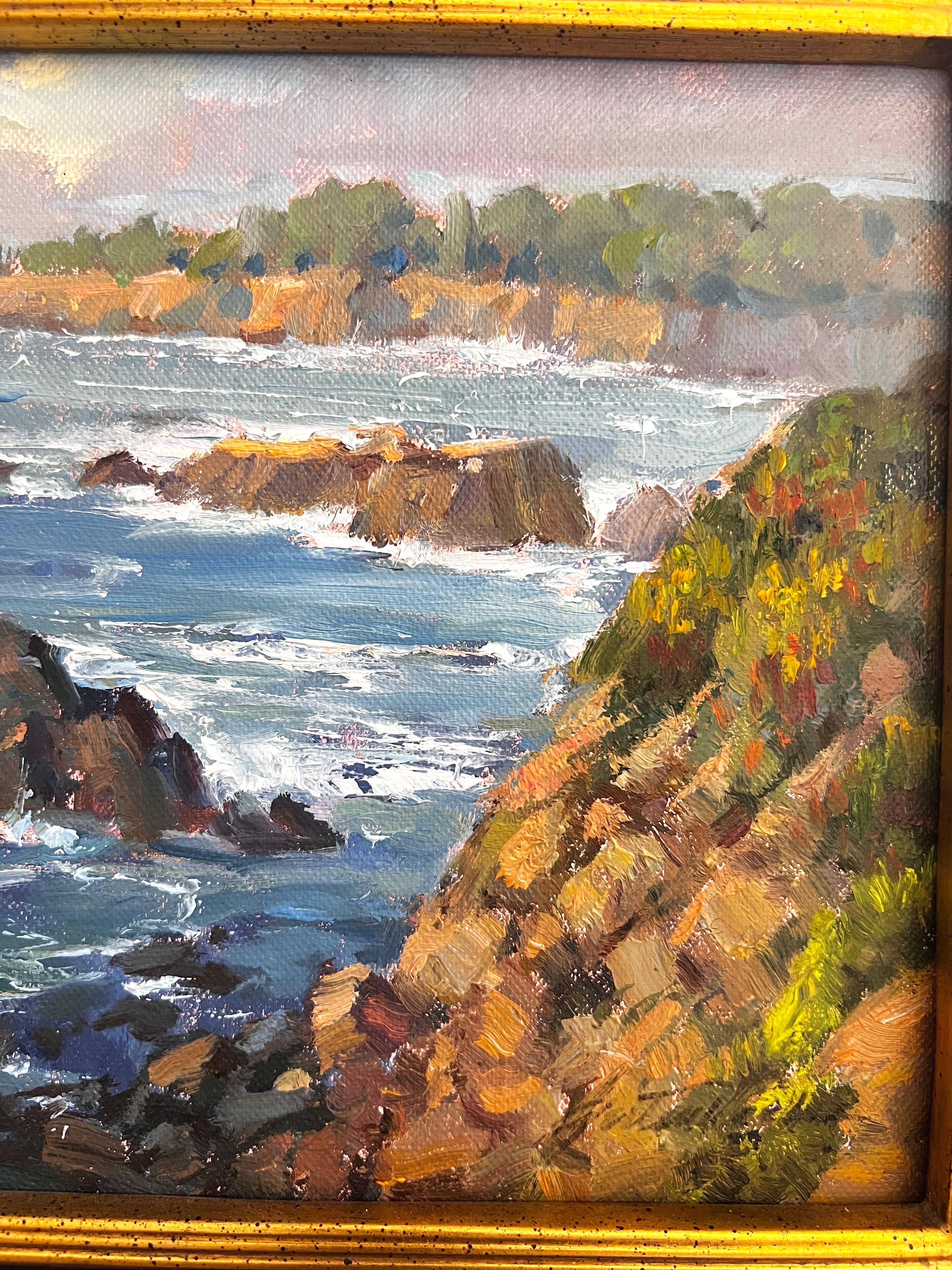 Mendocino-Küste (Impressionismus), Painting, von Lynn Gertenbach