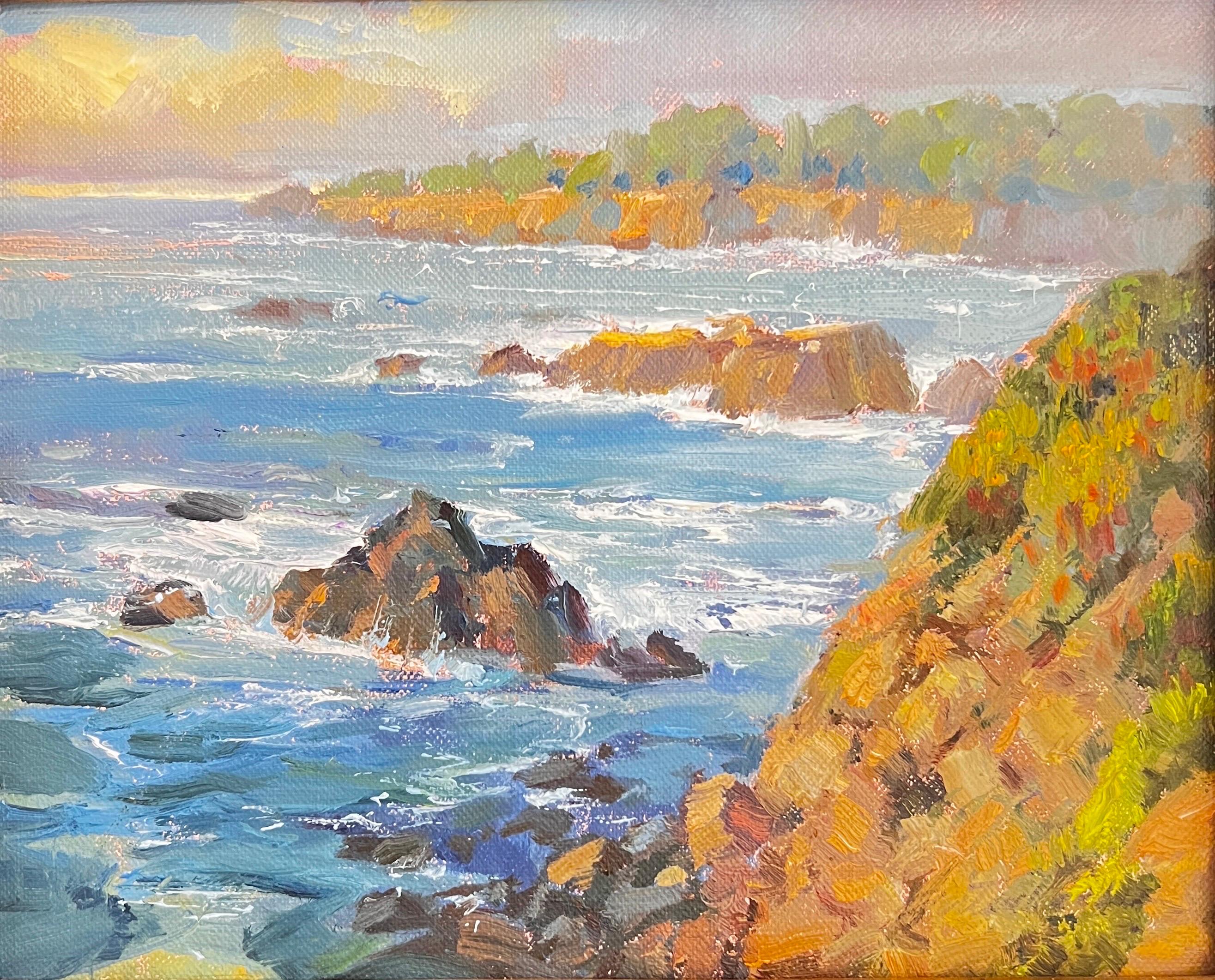 Lynn Gertenbach Landscape Painting - Mendocino Coast