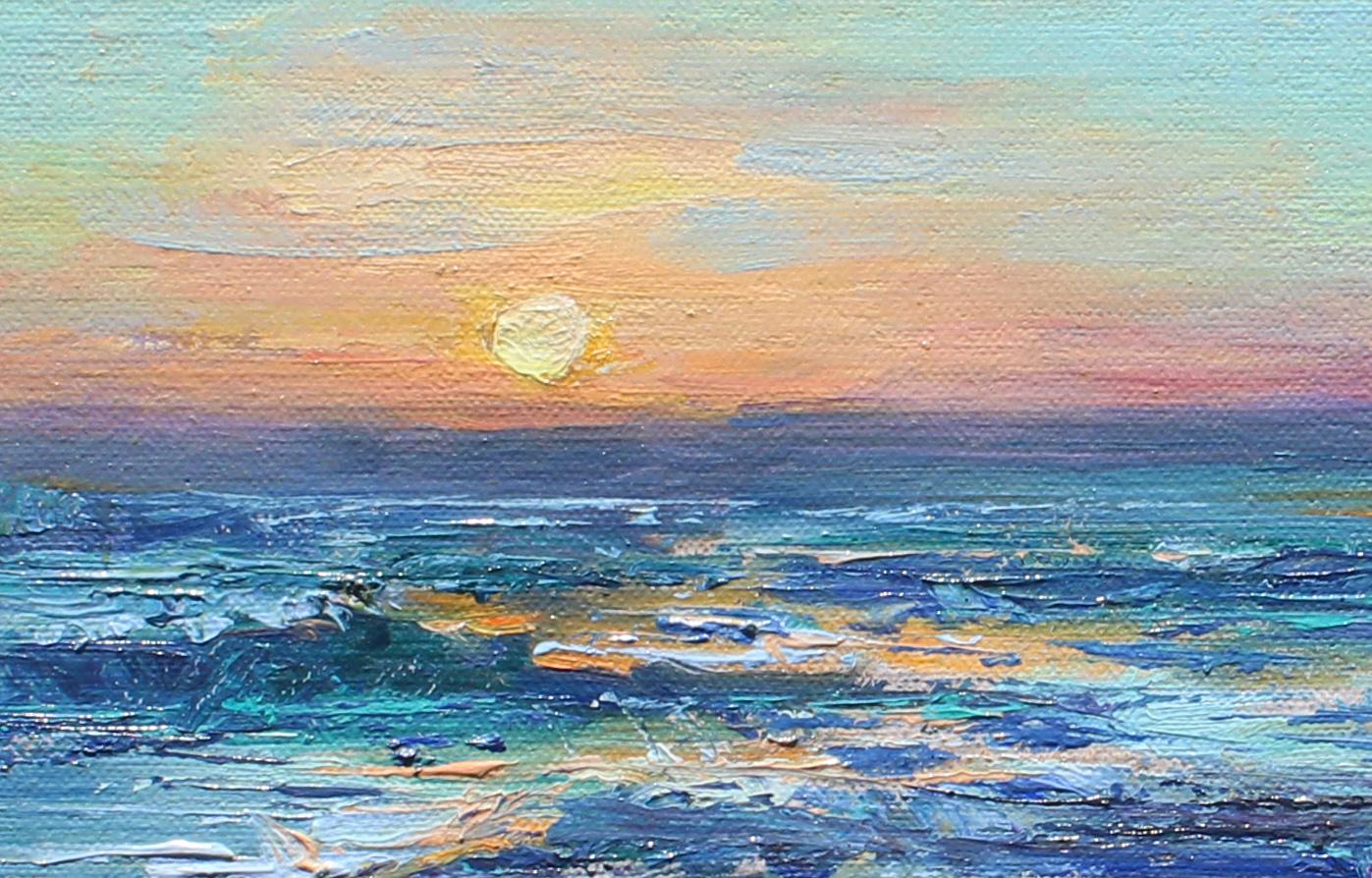 Pacific Sundown - Painting by Lynn Gertenbach