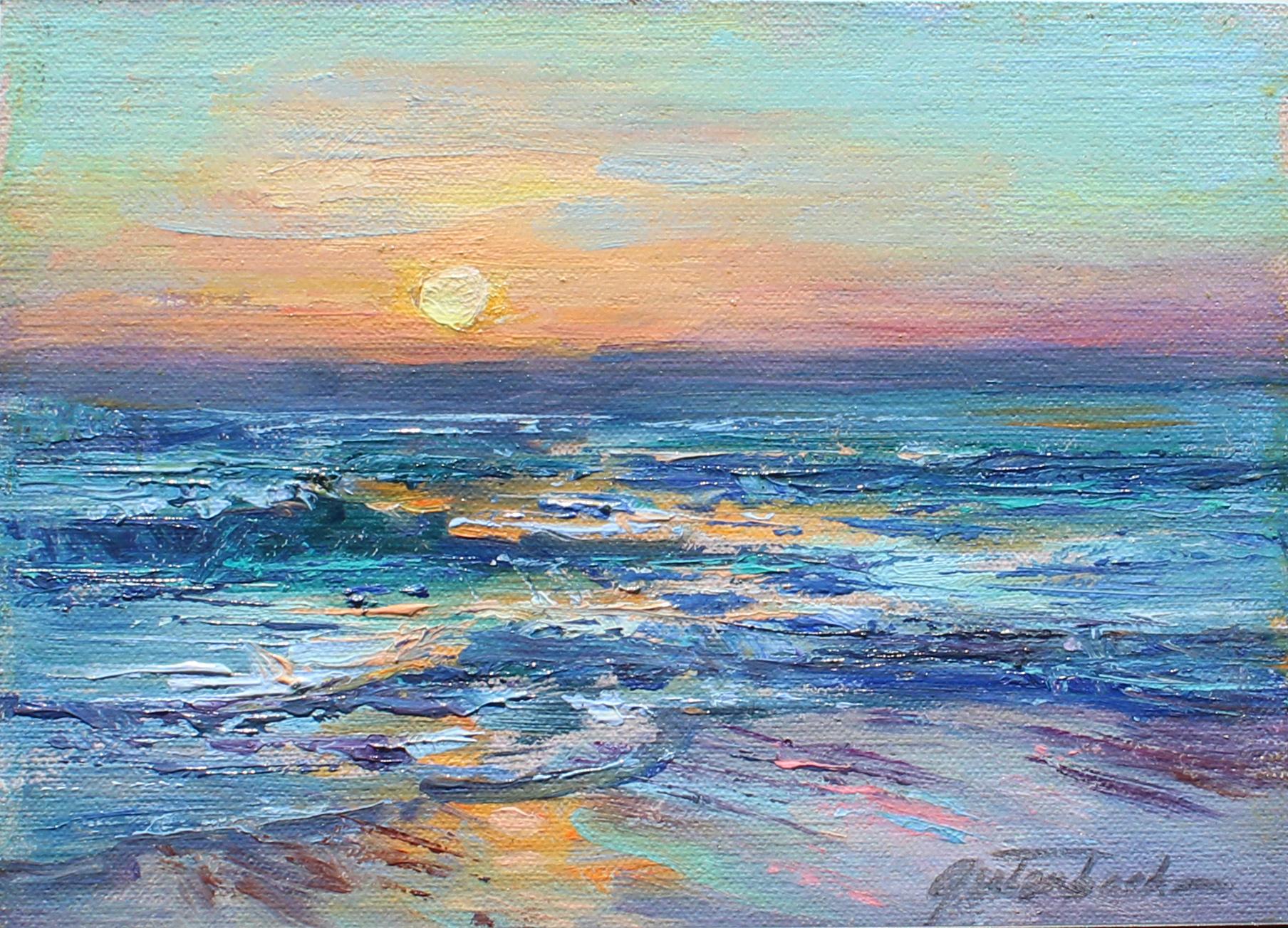 Lynn Gertenbach Landscape Painting - Pacific Sundown