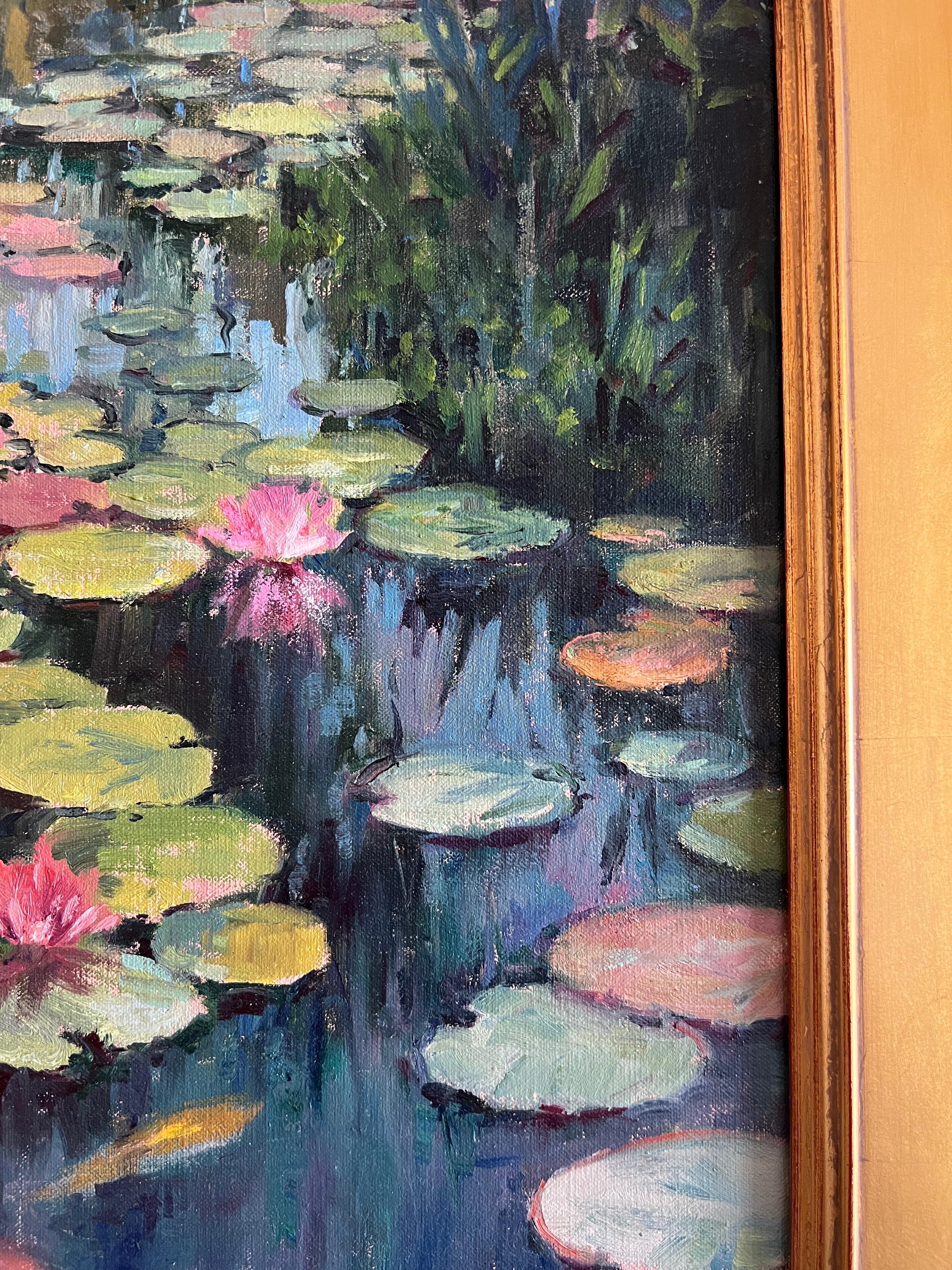 Summer Lilies, contemporary Lilies oil painting 1