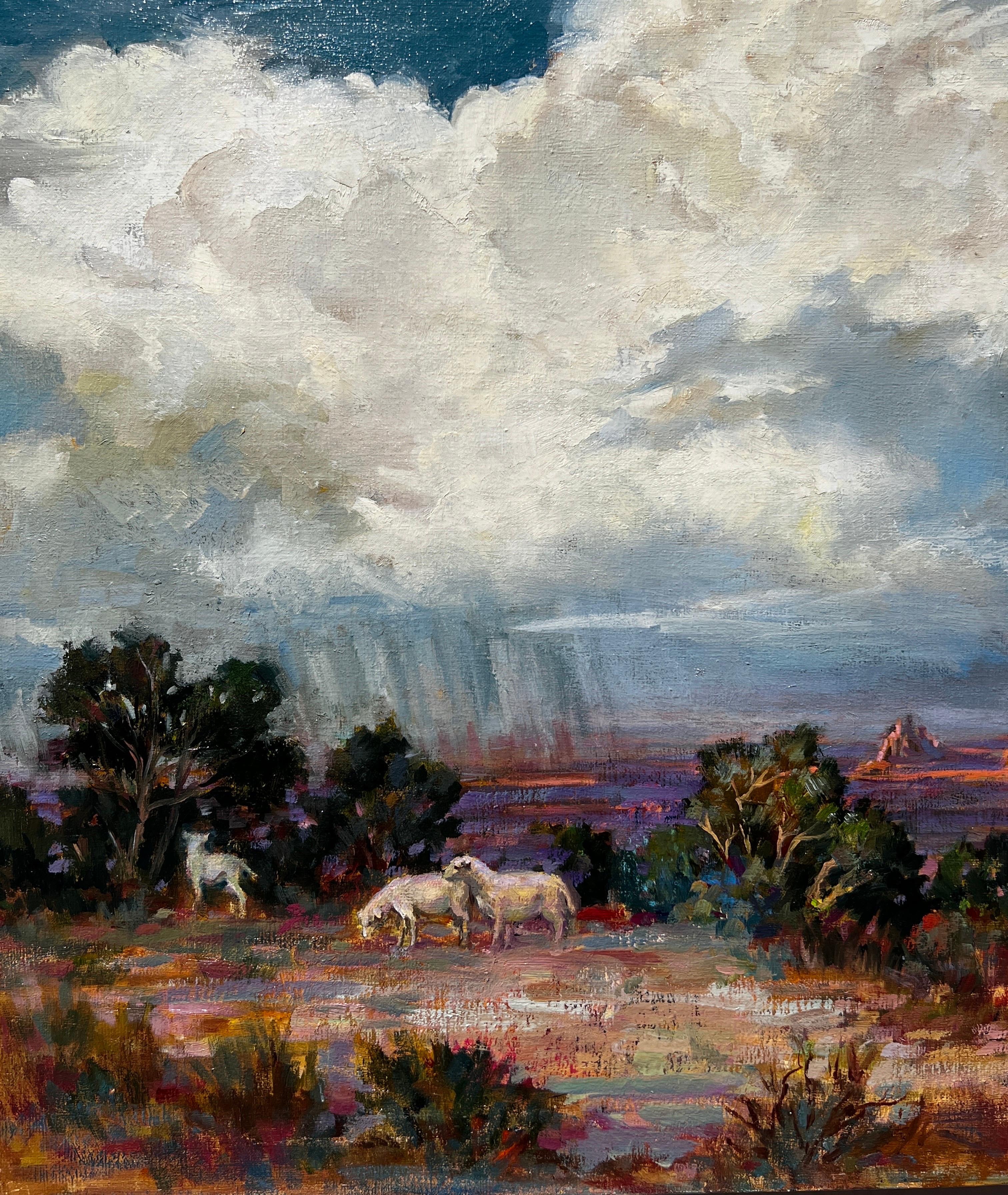 Thunder Head Ridge - Painting by Lynn Gertenbach