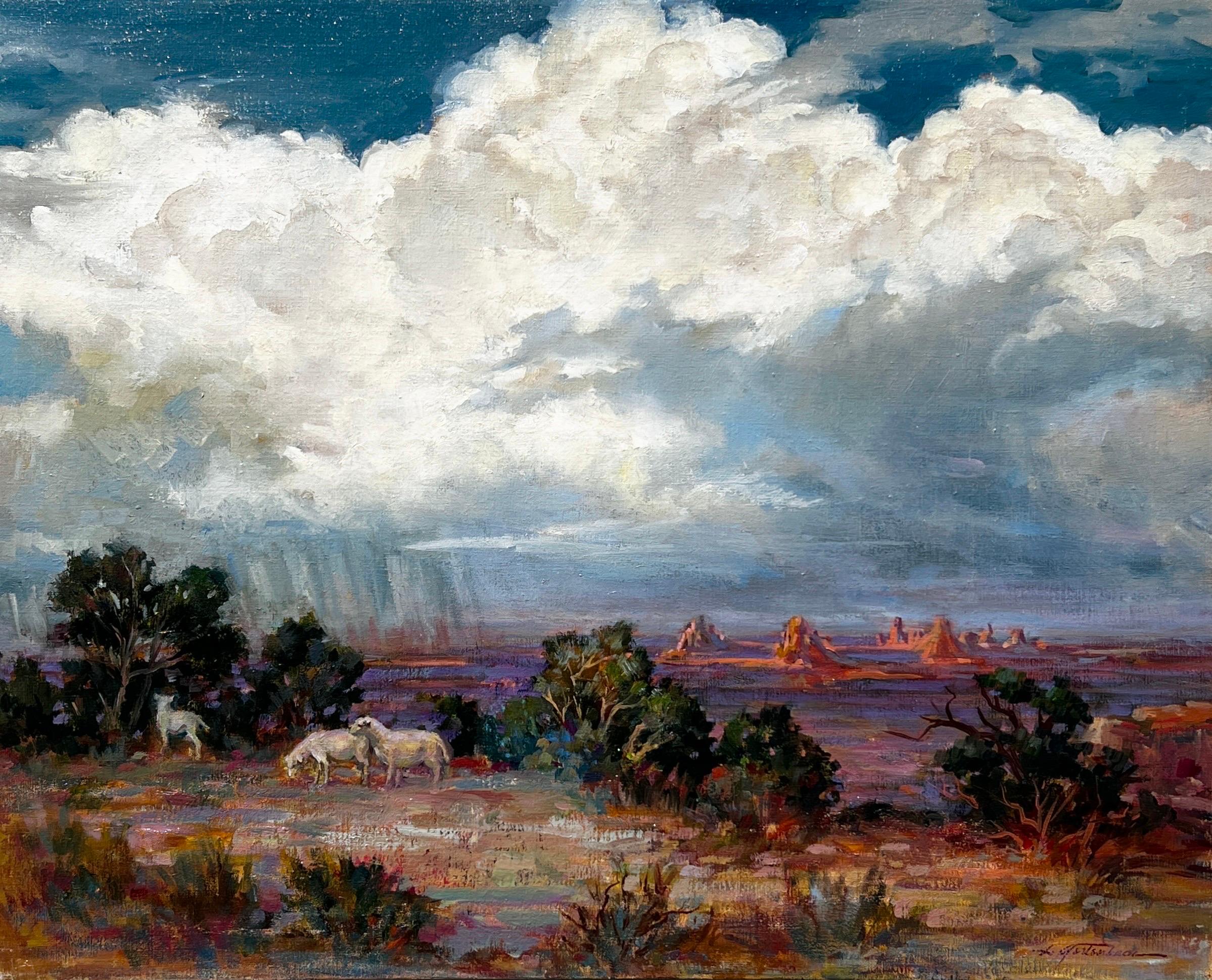 Thunder Head Ridge (Amerikanischer Impressionismus), Painting, von Lynn Gertenbach